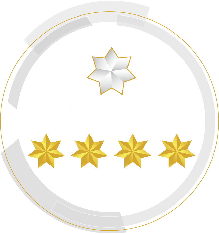 Rated 4 Stars by the Global Star Rating System for Services